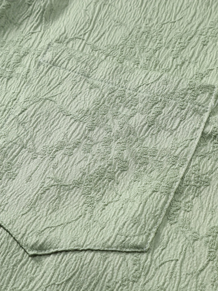 Laurent™ | Chemise Vert Pastel Légère