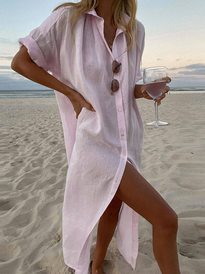 Edelyn - Robe Chemise Maxi