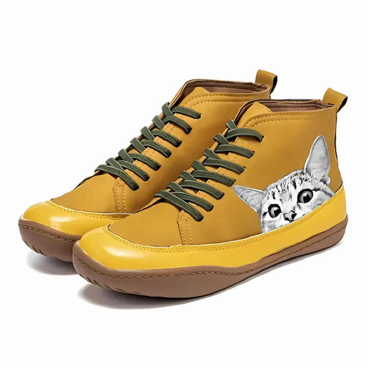 MP™ | Bottines en cuir pour les amoureux des chats