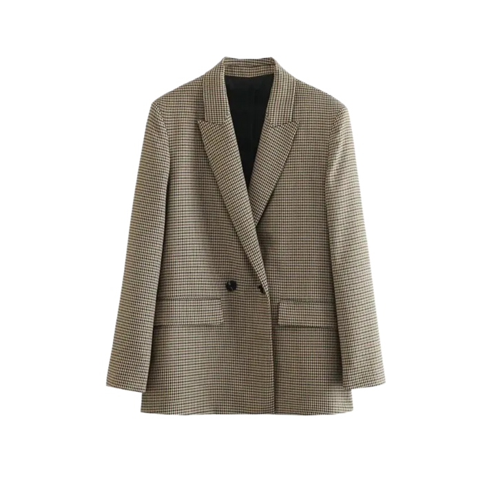 Odile | Blazer Classique Pied-de-Poule