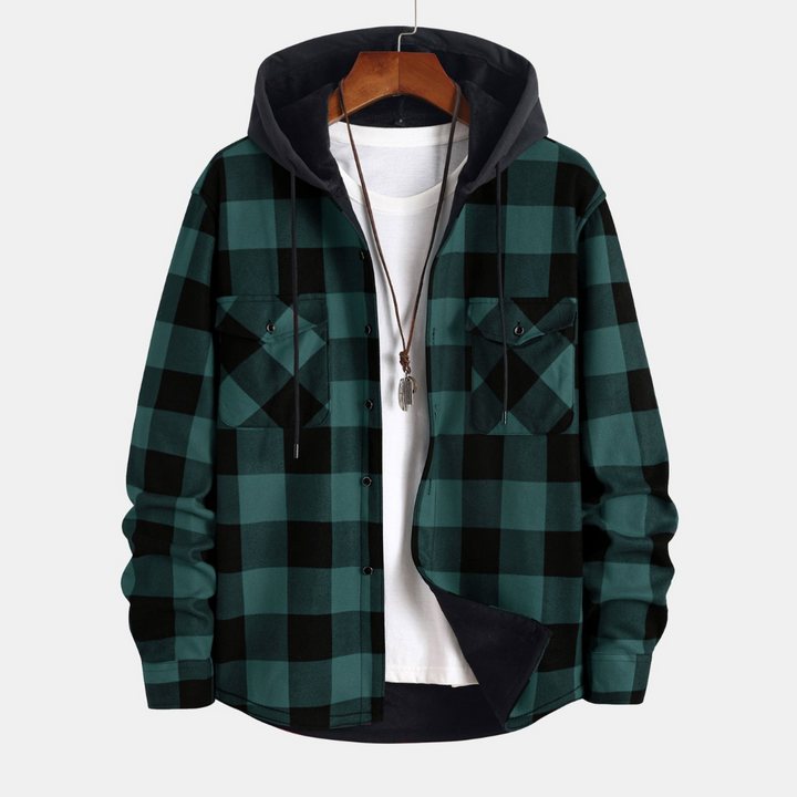 Laurent™ - Chemise à capuche doublée en flanelle