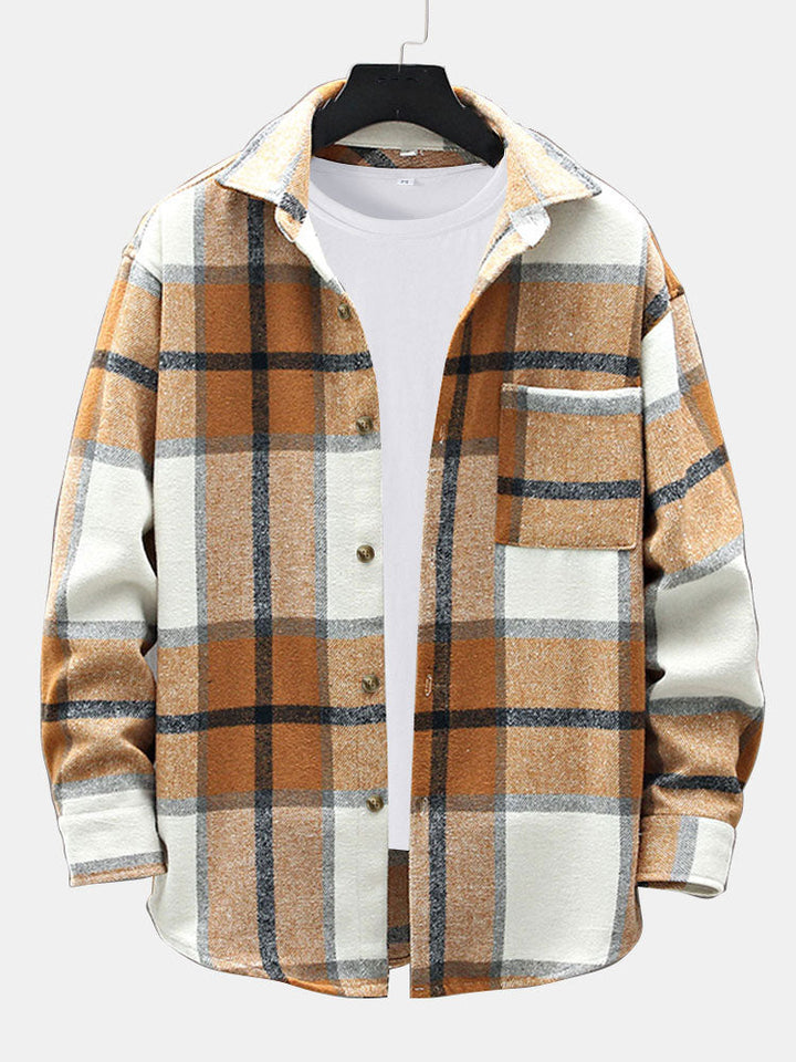 Laurent™ - Chemise overshirt en flanelle avec poche
