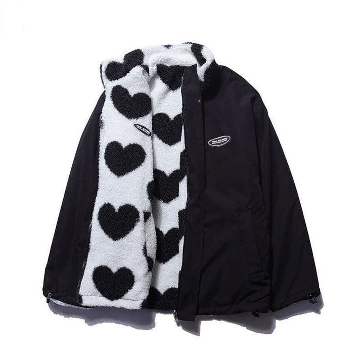 Géraldine | Veste à Coeur Réversible