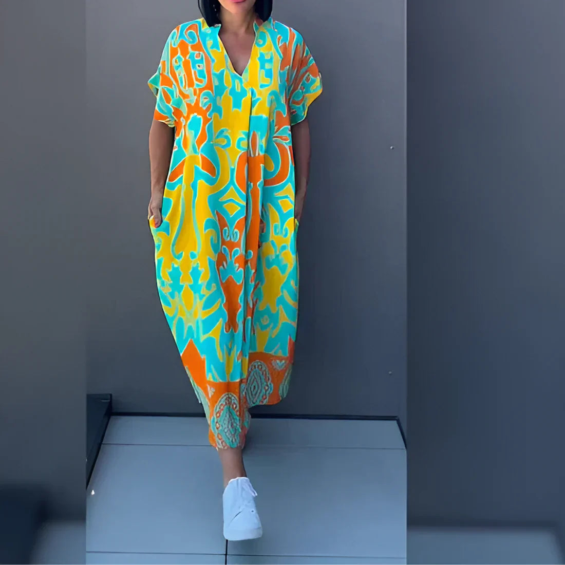 Elara™ | Robe Fluide Éclat d’Été