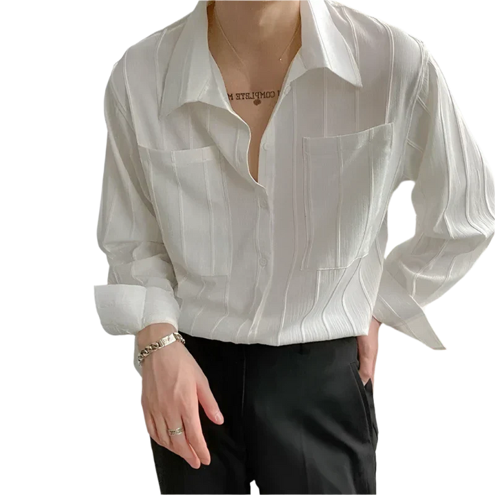 Laurent™ | Chemise côtelée ST Tropez