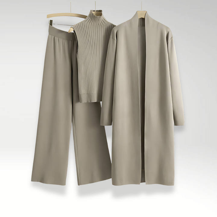 Julie | Ensemble trois pièces en maille Luxe