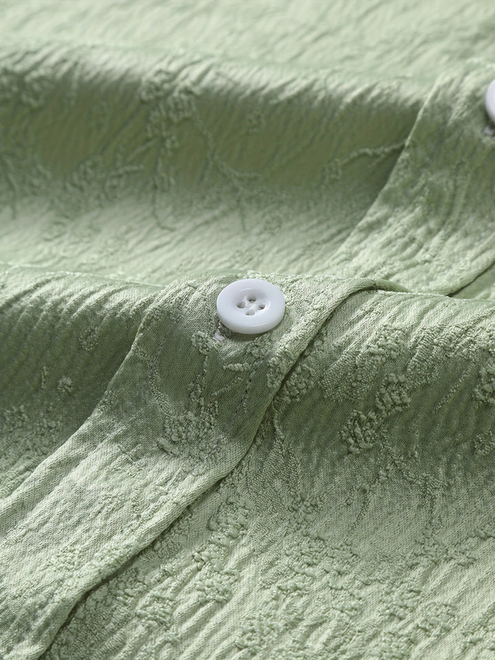 Laurent™ | Chemise Vert Pastel Légère
