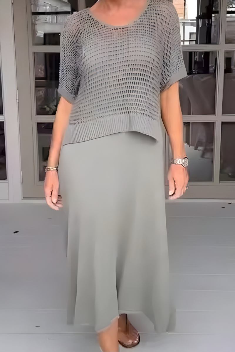 Nanon | Robe d'été avec haut en tricot
