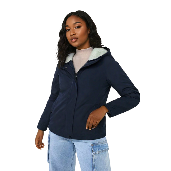 Irène | Veste d'hiver confortable avec Sherpa