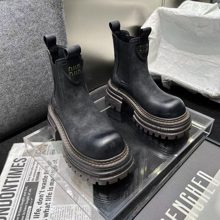 Sophie | Bottes Chunky à Plateforme