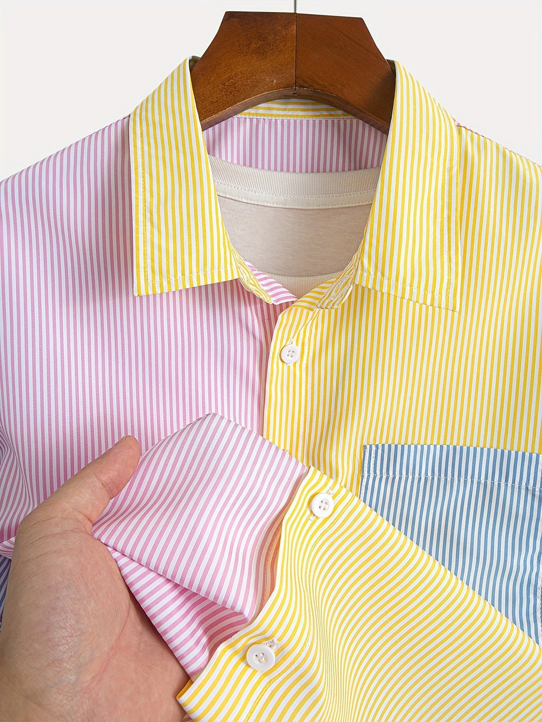 Laurent™ | Chemise Rayée Multicolore