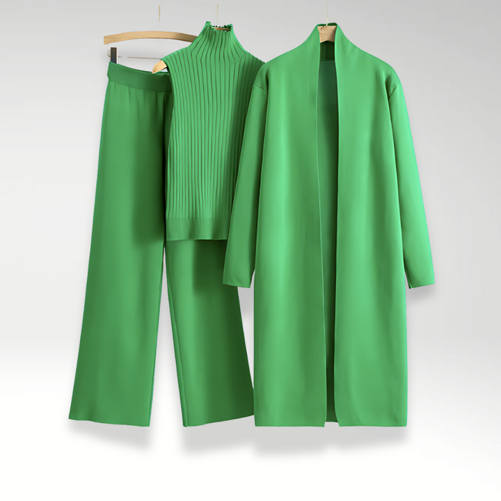 Julie | Ensemble trois pièces en maille Luxe