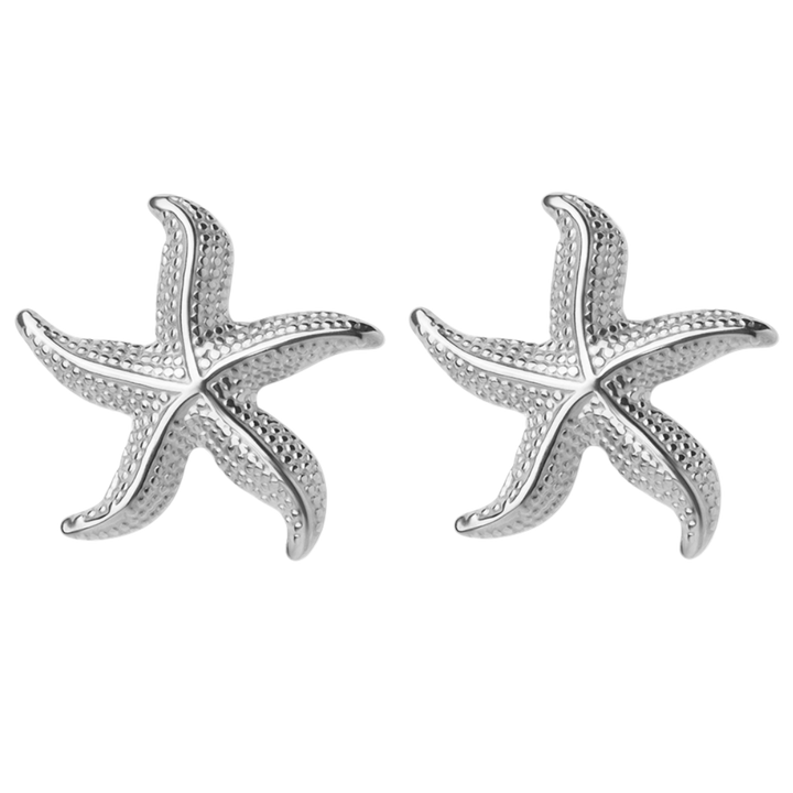 Audrey | Boucles d'oreilles en étoiles de mer courbées