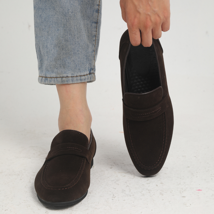 Laurent™ | Mocassins à brides en daim