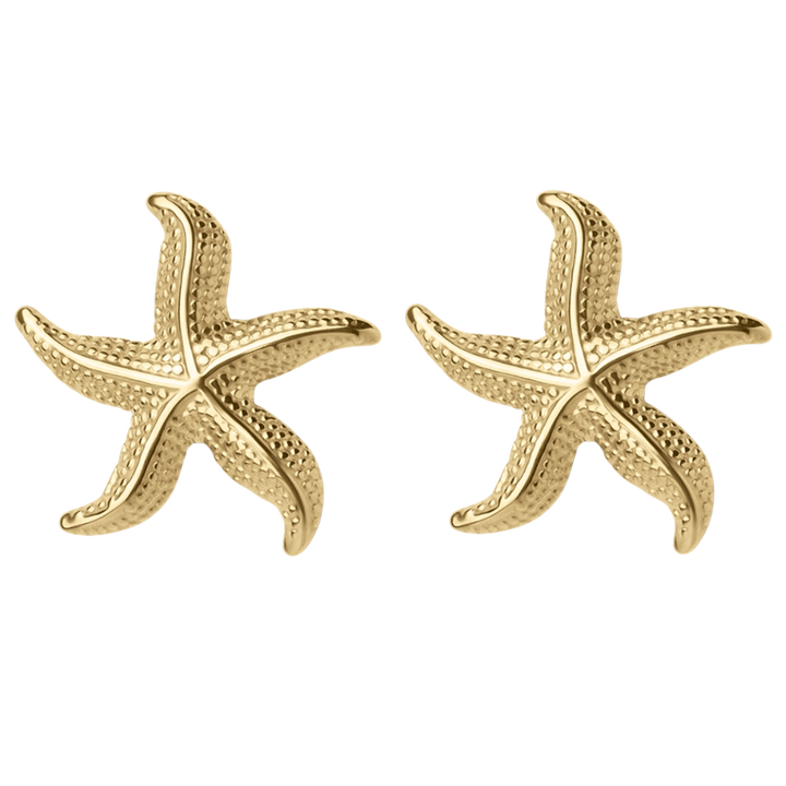 Audrey | Boucles d'oreilles en étoiles de mer courbées