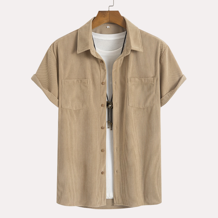 Laurent™ | Chemise Sable Structurée