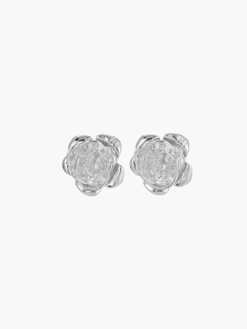 Victoria | Boucles d'oreilles en or et argent rose