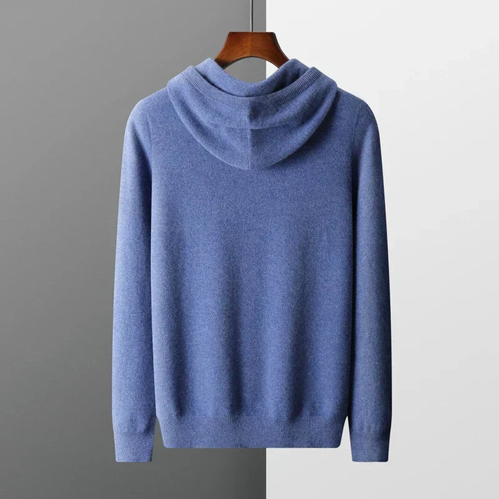 Laurent™ | PULL À CAPUCHE 100% CACHEMIRE