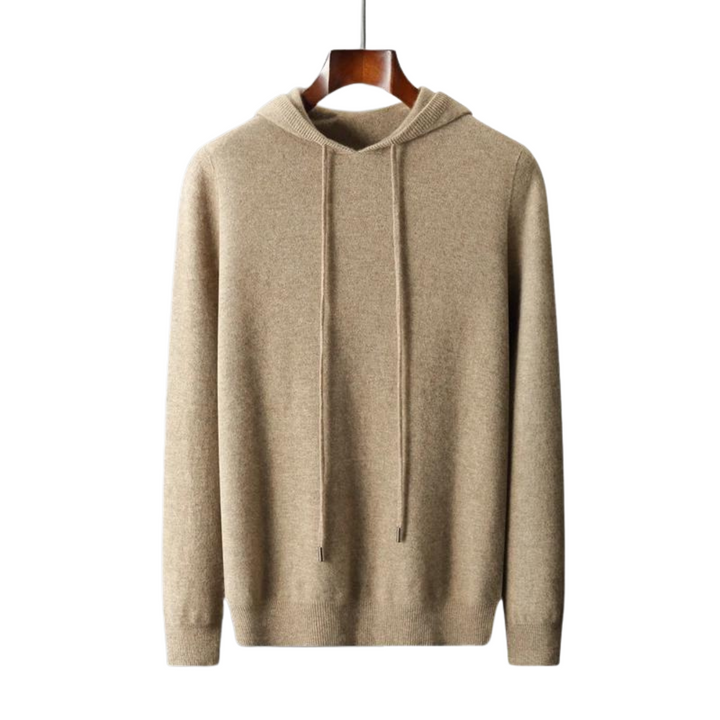 Laurent™ | PULL À CAPUCHE 100% CACHEMIRE