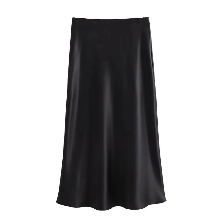 Justine | La Jupe Maxi Satin