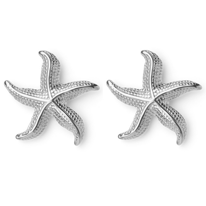 Audrey | Boucles d'oreilles en étoiles de mer courbées