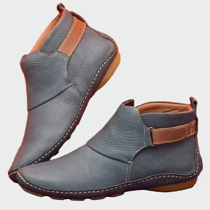 Bottines orthopédiques en cuir