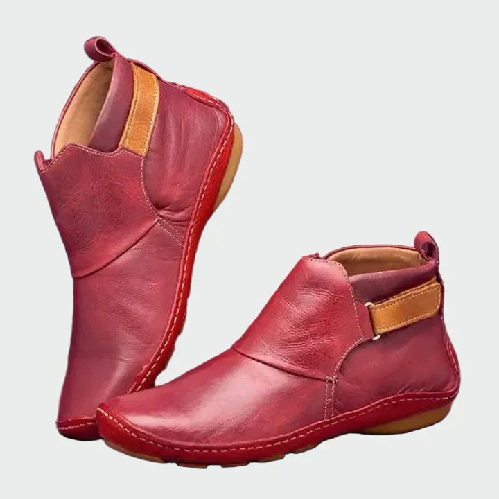 Bottines orthopédiques en cuir