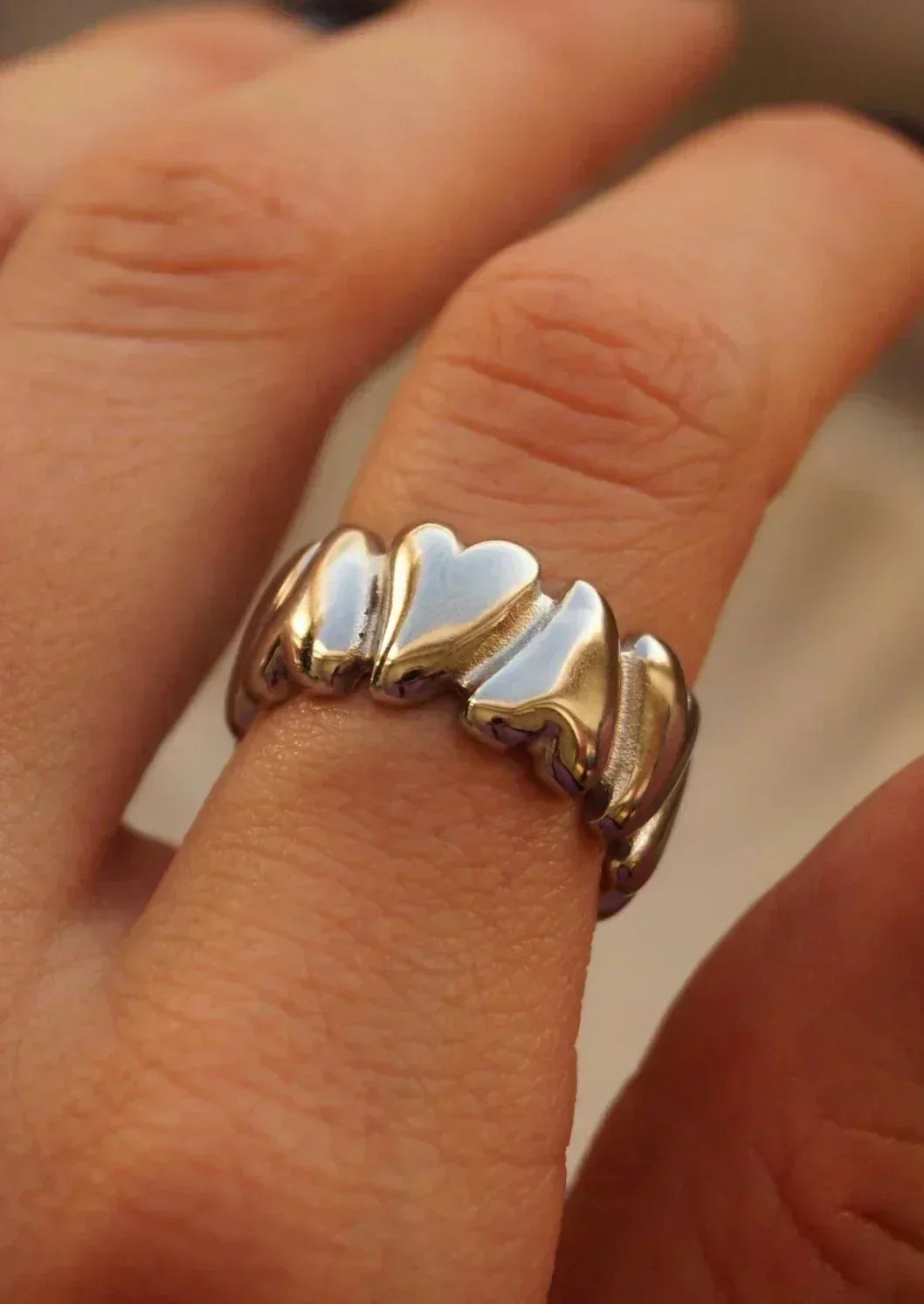 Aline | Bague Cœur Enveloppante