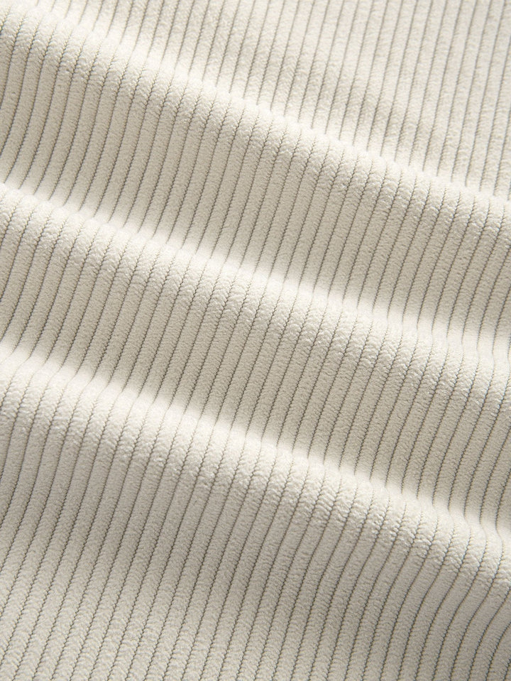 Laurent™ - Chemise en velours côtelé patchwork