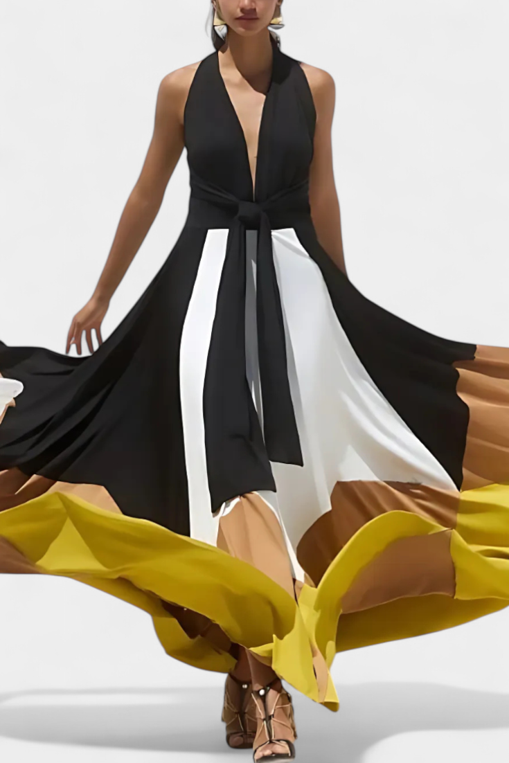 Kenza | Robe longue à dos ouvert