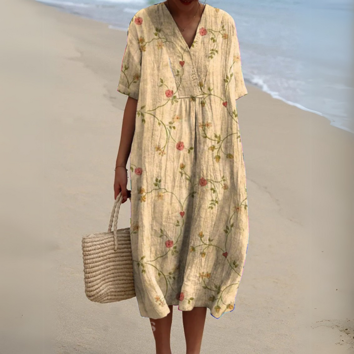 Marion | Robe Fleurie Élégante