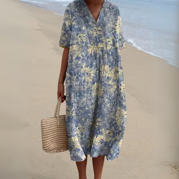 Marion | Robe Fleurie Élégante