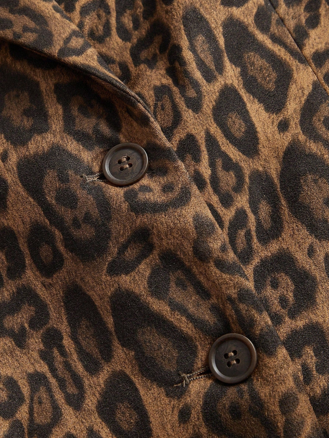 Marie-Claire | Blazer à Bouton Unique Imprimé Léopard
