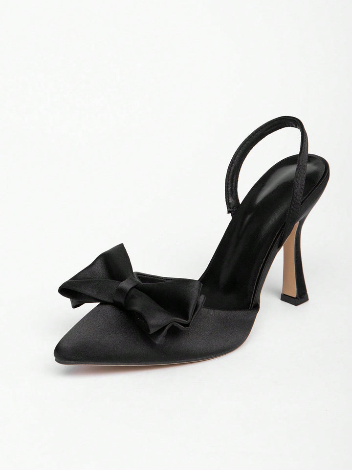 Cleo | Talons Slingback avec Nœud