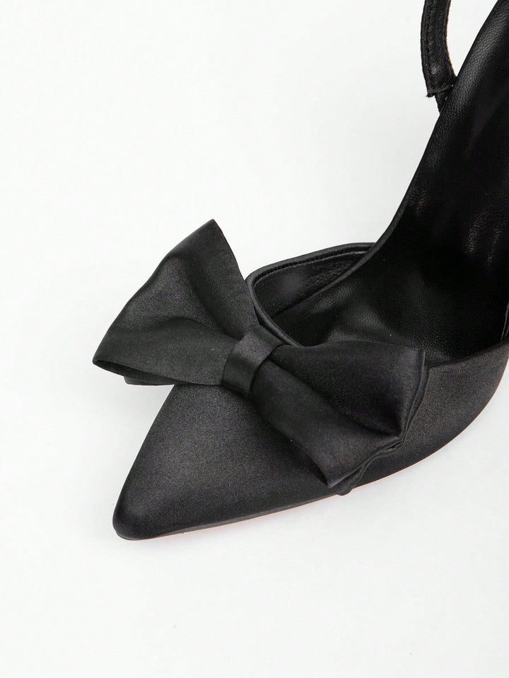 Cleo | Talons Slingback avec Nœud