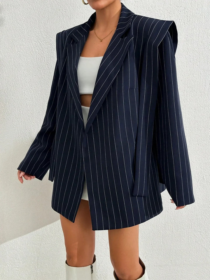 Marie | Blazer Croisé Rayé