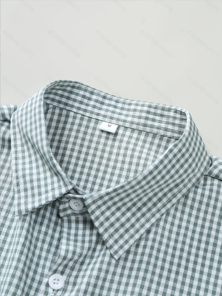Laurent™ | Chemise Carreaux Décontractée