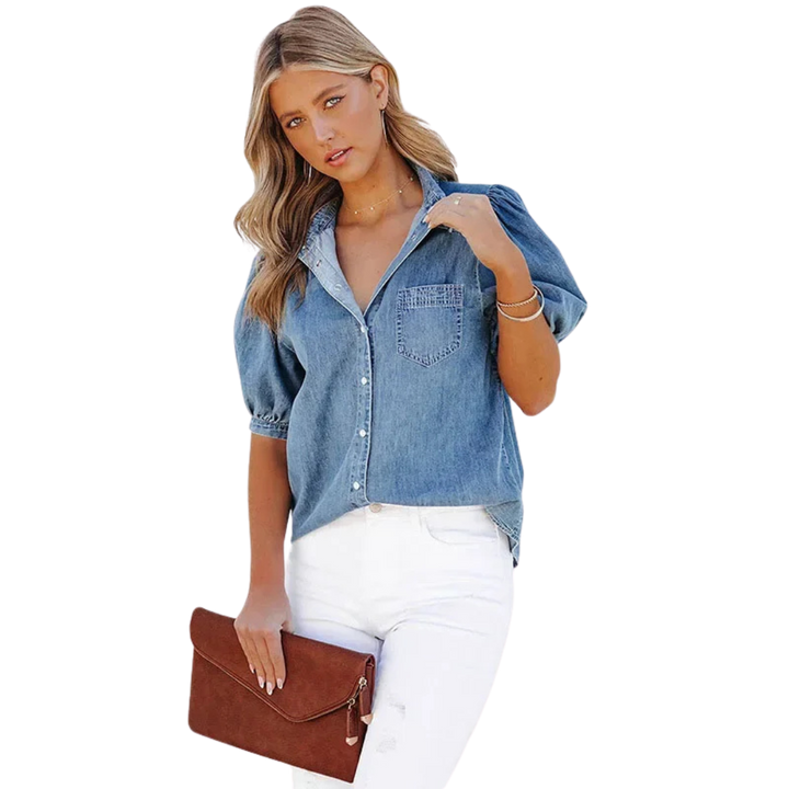 Eva | Chemises en Denim Décontractées
