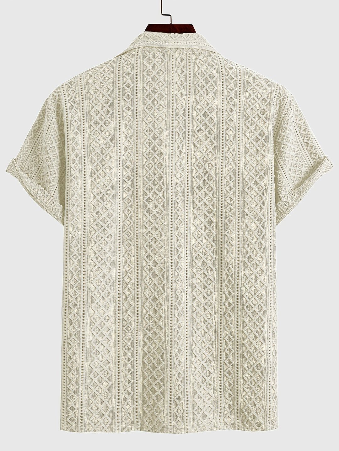 Laurent™ | Chemise Motif Relief Bohème