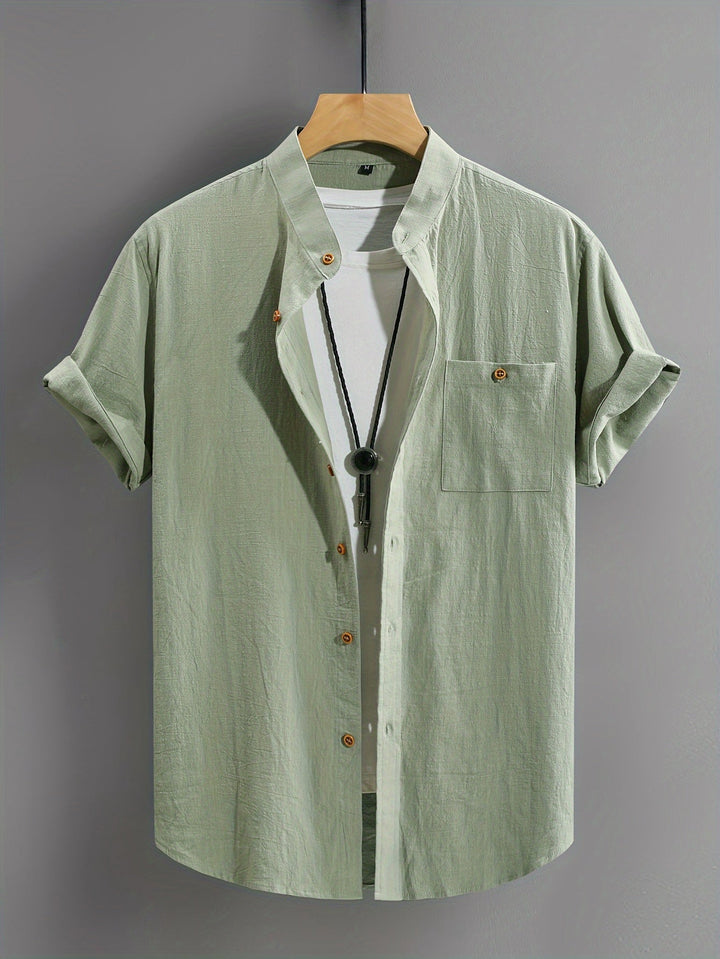Laurent™ | Chemise Col Ouvert Moderne