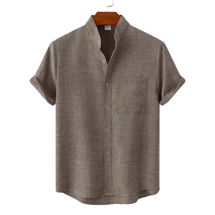 Laurent™ | Chemise en coton unie avec boutons