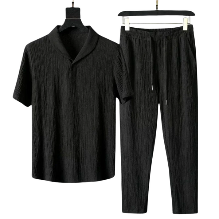 Laurent™ | Polo et pantalon en coton