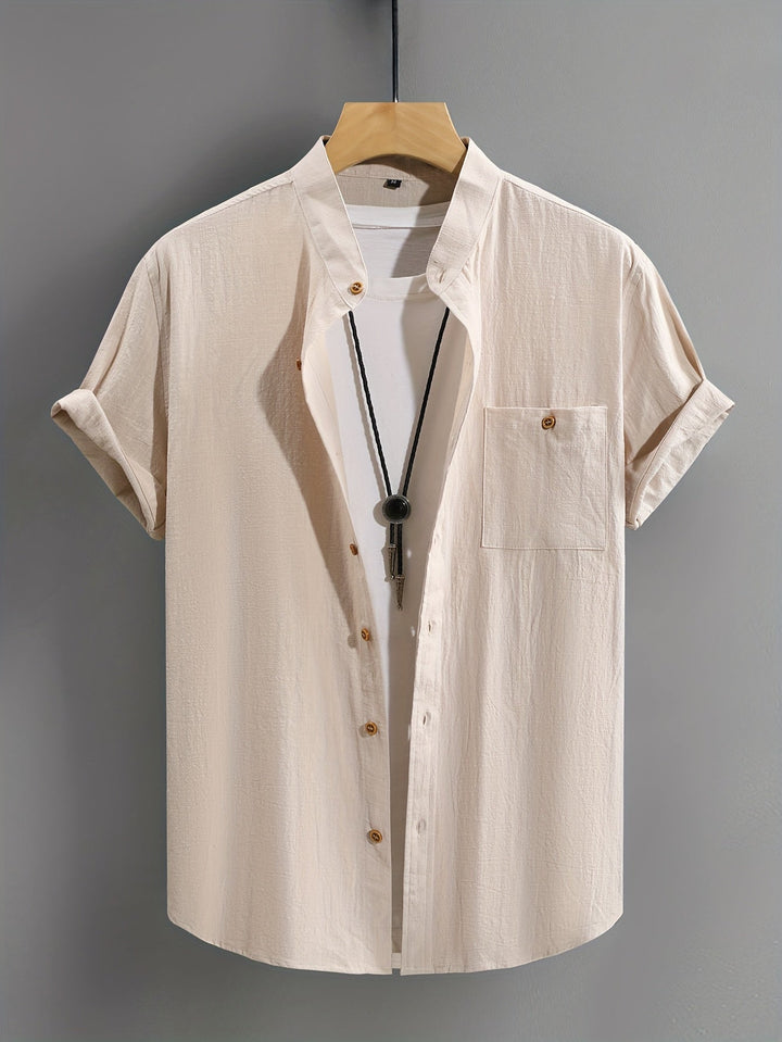 Laurent™ | Chemise Col Ouvert Moderne