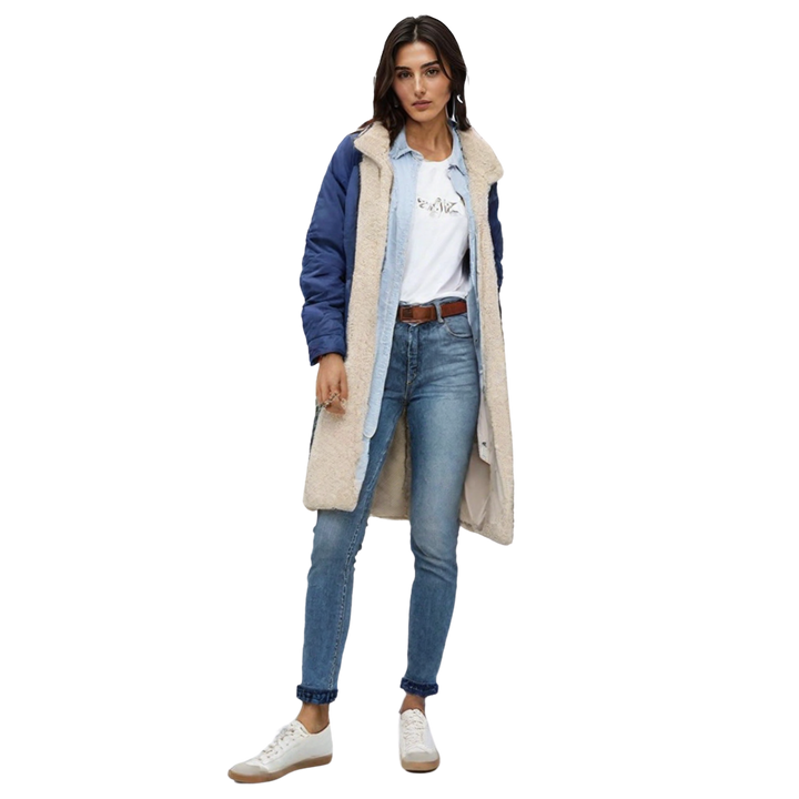 Nora | Manteau Long Réversible