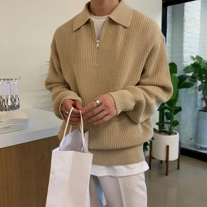 Laurent™ | Pull demi-zippé Cesare