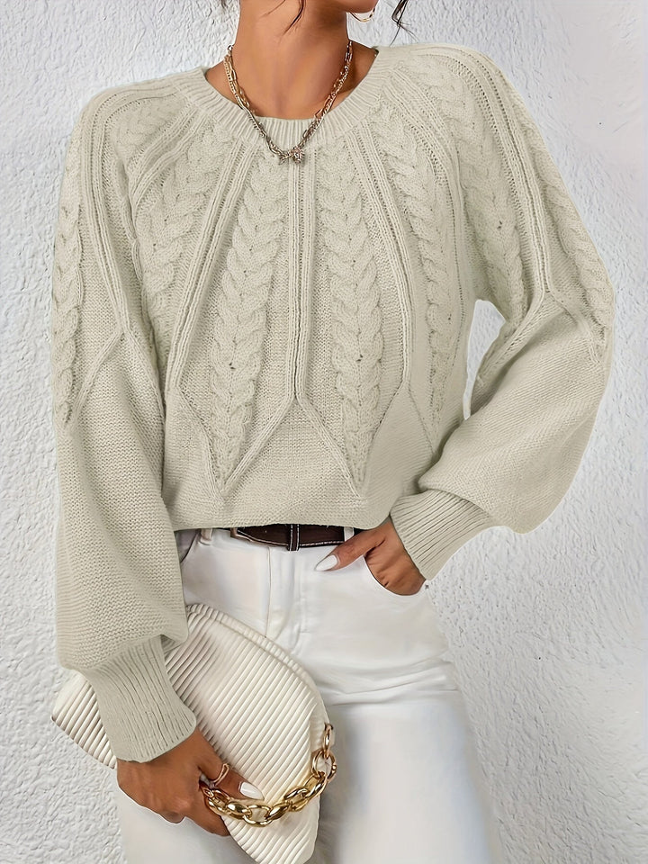 Paulette | Pull en Tricot de Luxe