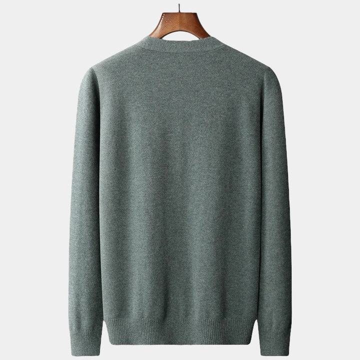 Laurent™ | Pull cardigan en laine mérinos