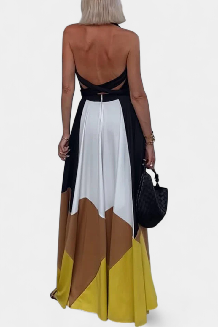 Kenza | Robe longue à dos ouvert