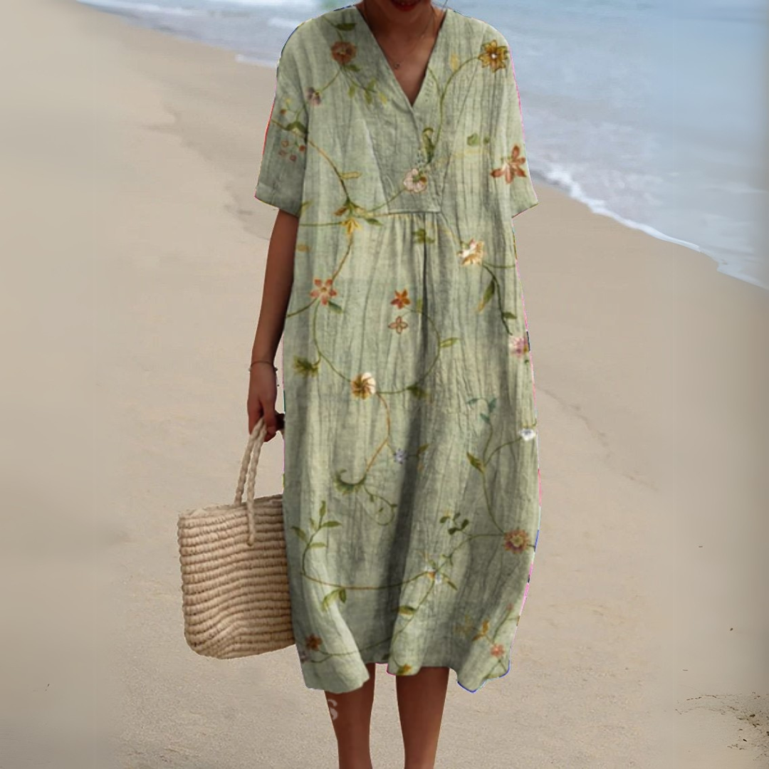 Marion | Robe Fleurie Élégante