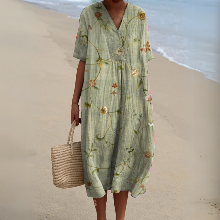 Marion | Robe Fleurie Élégante